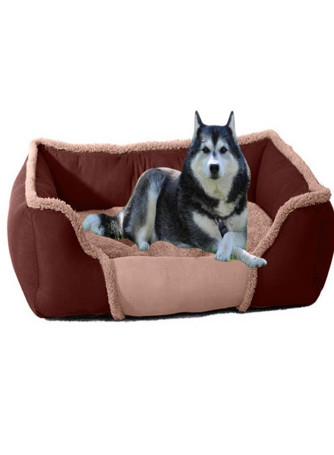 DRILLY First Class Fur XXL Dog Bed for Extra Large Dogs Washable-Orthopedic Big Dog Beds | Big Breed | | Giant Human Dog Bedt^ (XXL) - Image 1